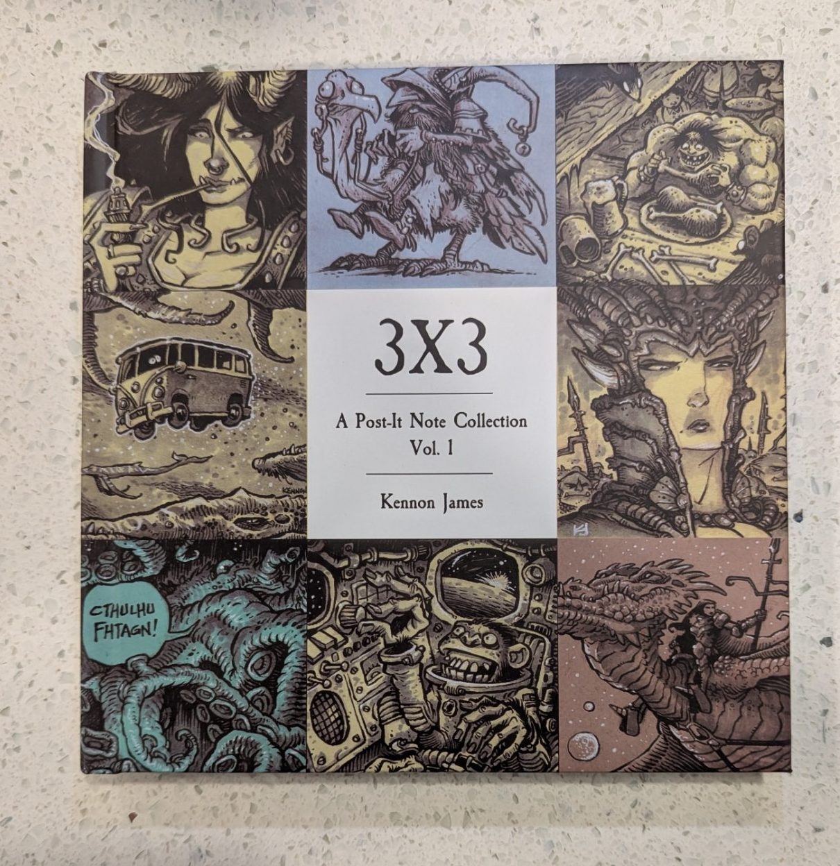 3X3: A Post-It Note Collection Vol. 1 Book